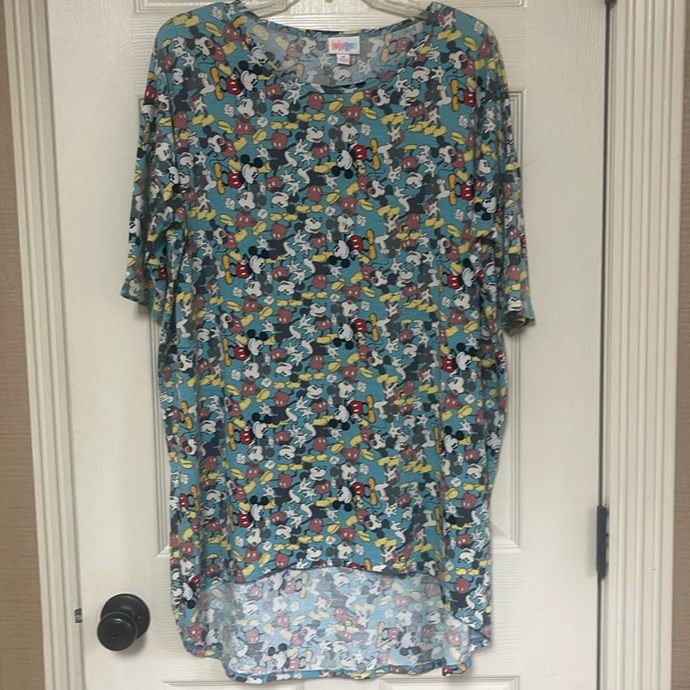 Lularoe Disney Mickey Mouse tunic top new without tags. So CUTE!!!